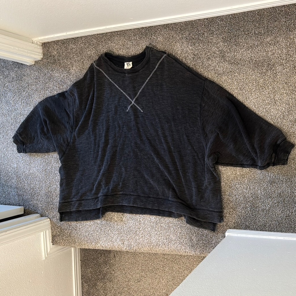 We The Free Charcoal Sweatshirt Sweater